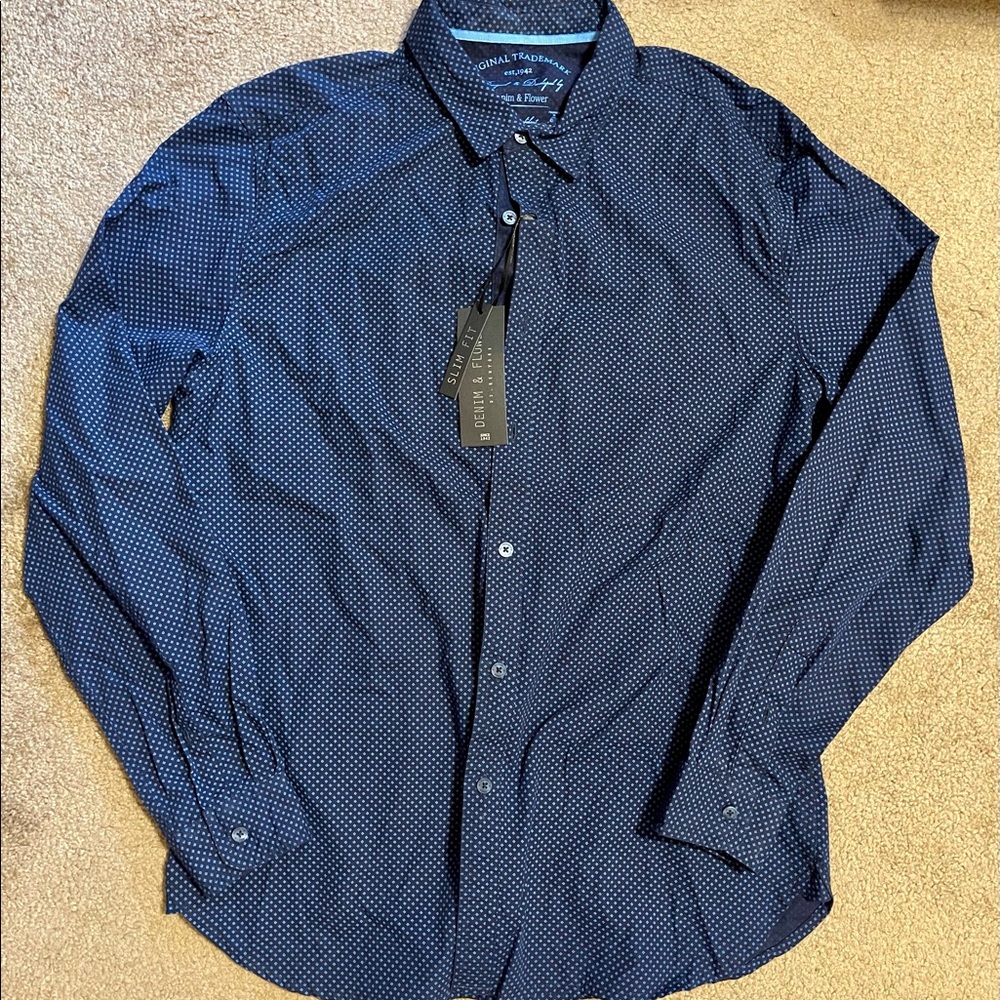 Denim & Flower Long sleeve button up shirt
